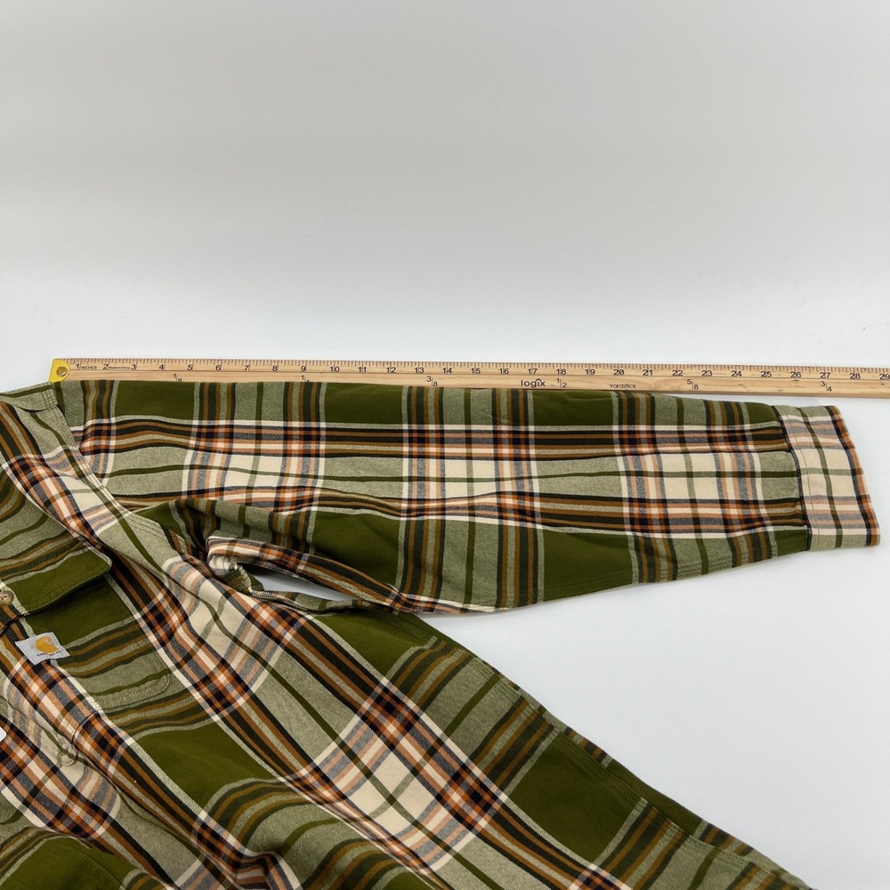 Carhartt 2XL Loose Fit Heavyweight Flannel Long Sleeve Shirt Men's New TW4451-M - Picture 7 of 8